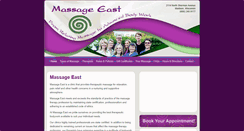 Desktop Screenshot of massageeast.com