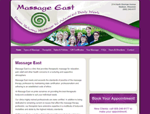 Tablet Screenshot of massageeast.com